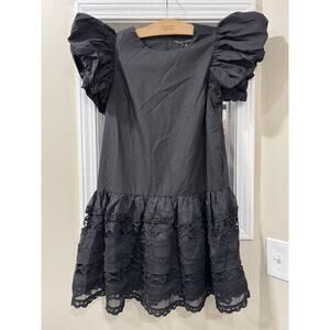 English Factory Lace Hem Dress